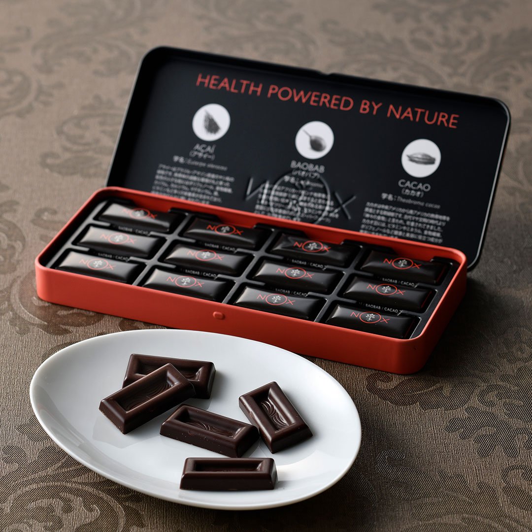 NOXプレミアムオーガニックチョコレート  オリジナル　　食べないより食べた方が良い！ダイエットチョコ！